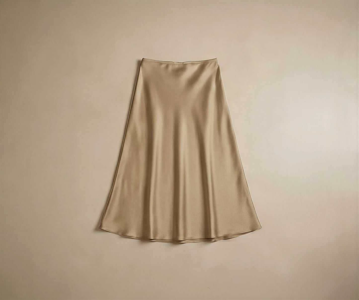 Jupe Midi en Satin Fluide Elettra