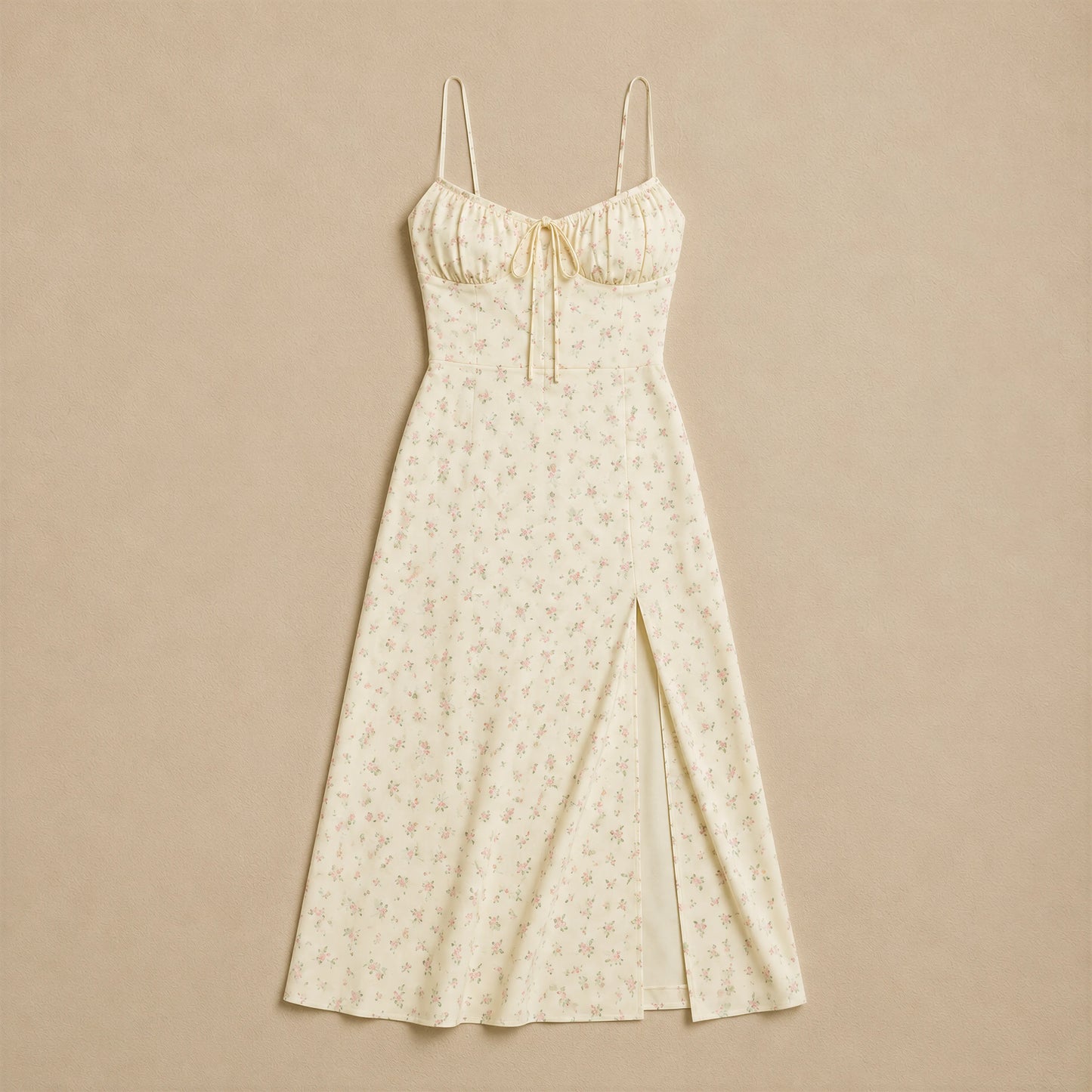 Robe Longue à Imprimé Floral Elide