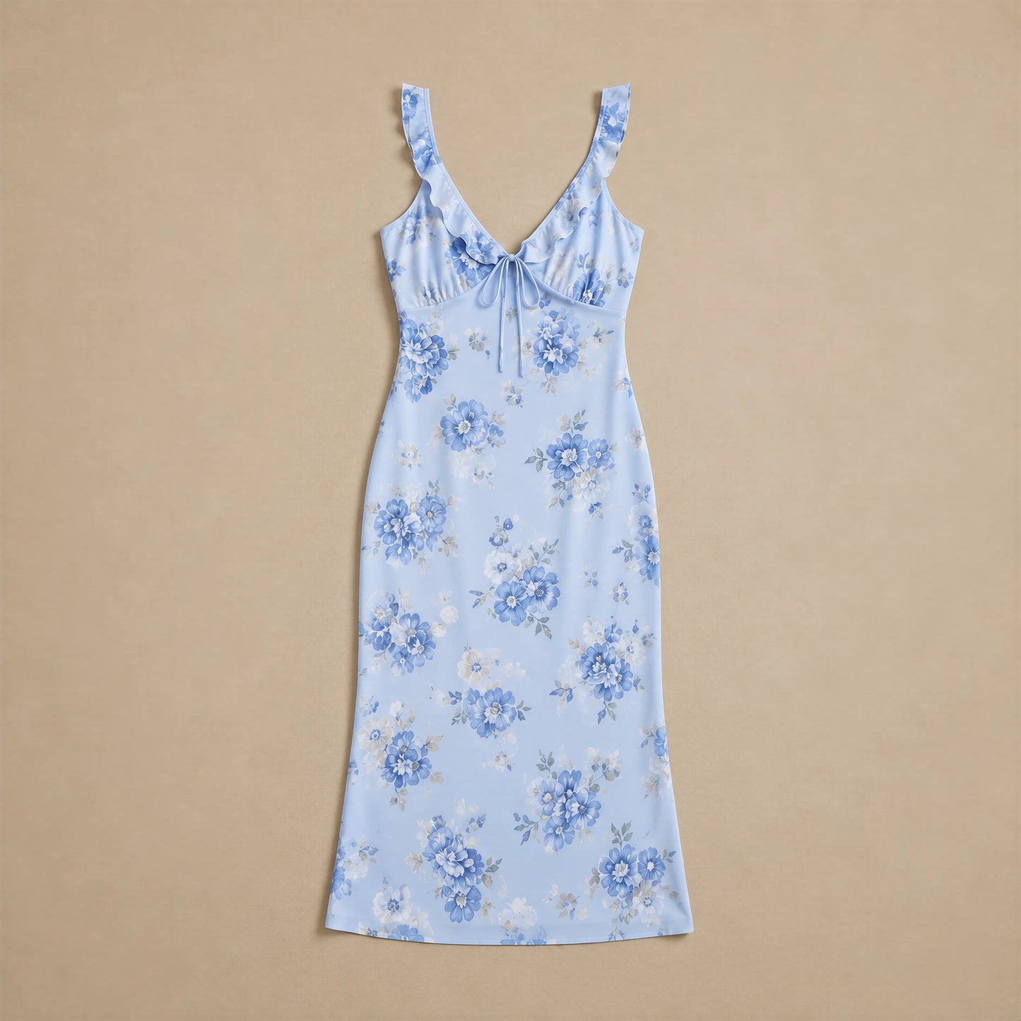 Robe Longue Dos Nu à Imprimé Floral Letizia