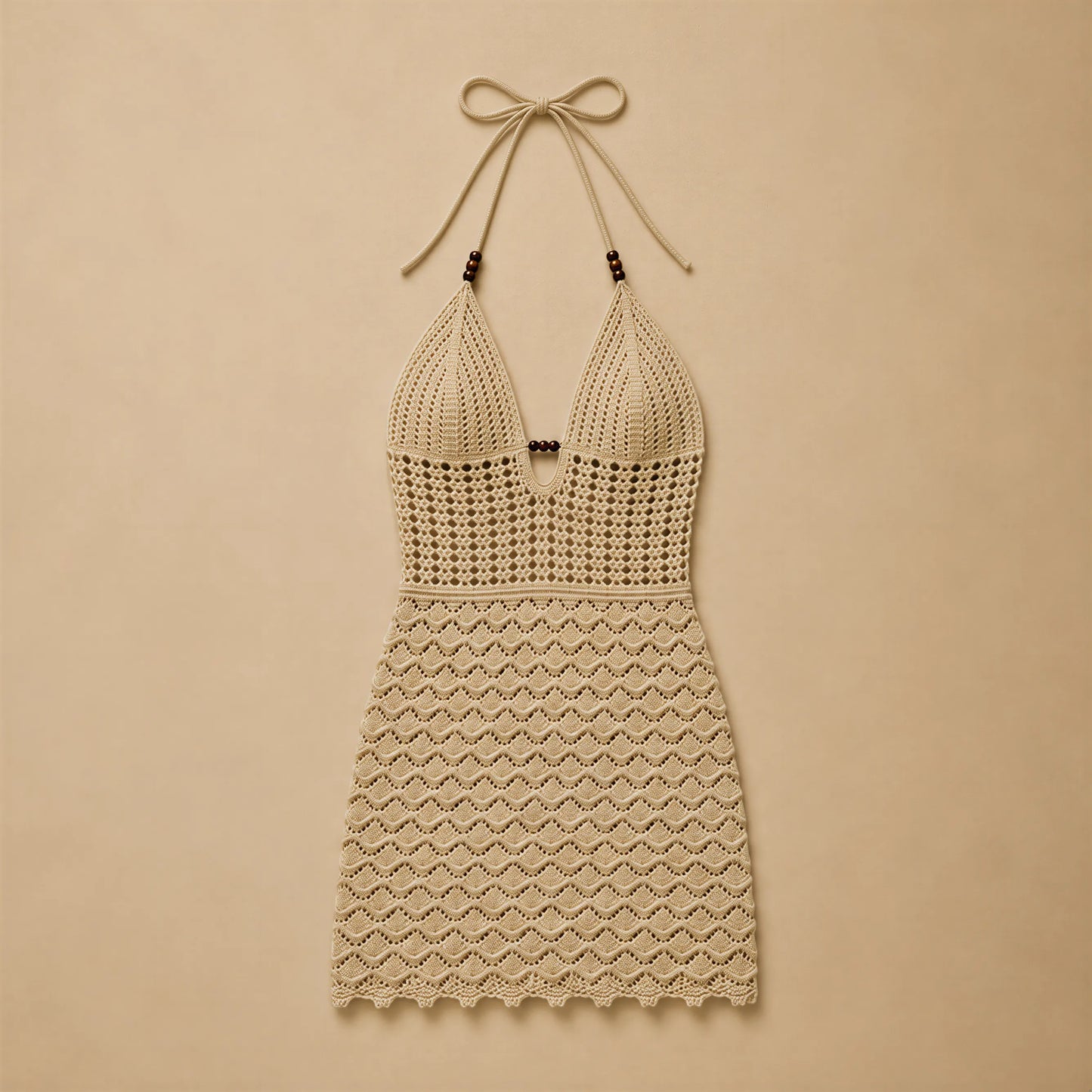 Robe Courte en Maille Ombrée Morgana