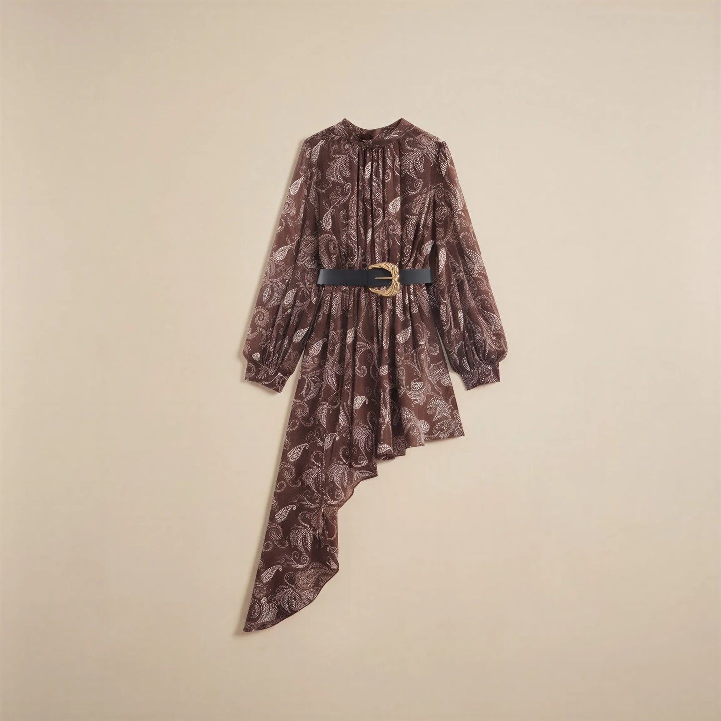 Robe Asymétrique Courte Fluide Eva