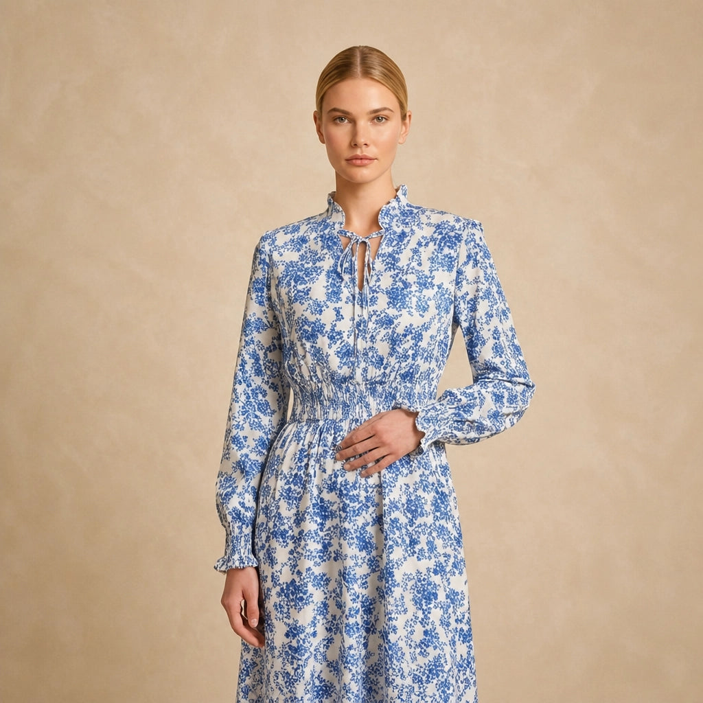 Robe Longue Fleurie Scalice