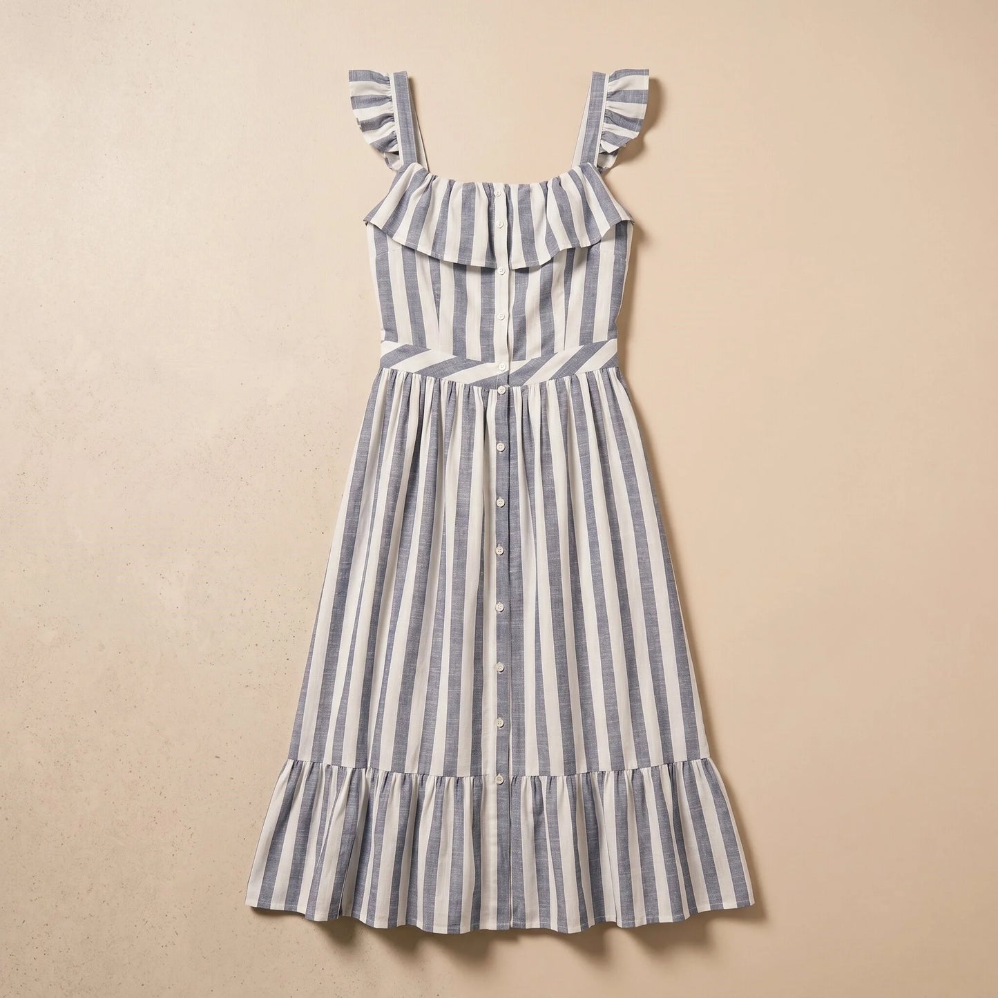 Robe Longue à Rayures Bianca