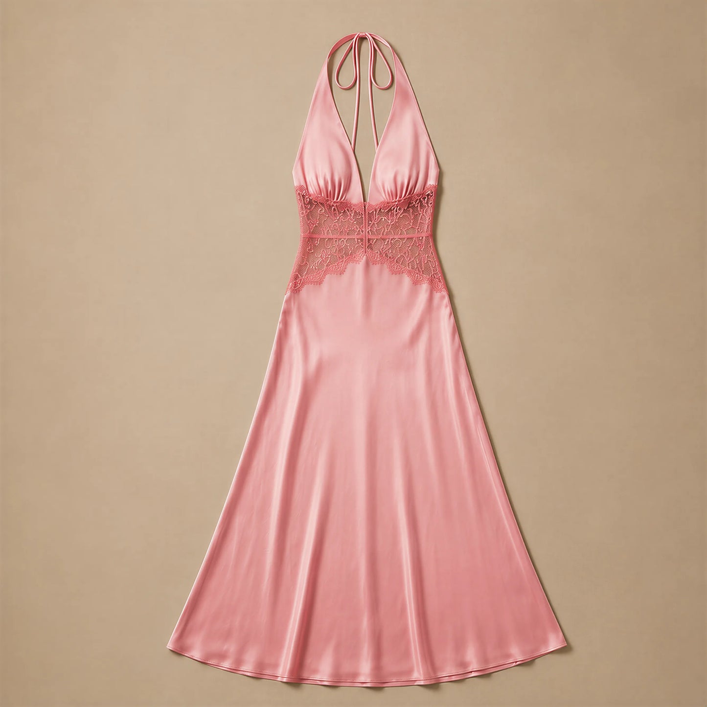 Robe Longue en Dentelle et Dos Nu Plongeant Arianna
