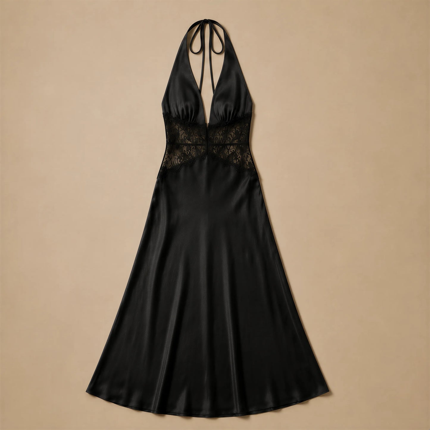 Robe Longue en Dentelle et Dos Nu Plongeant Arianna