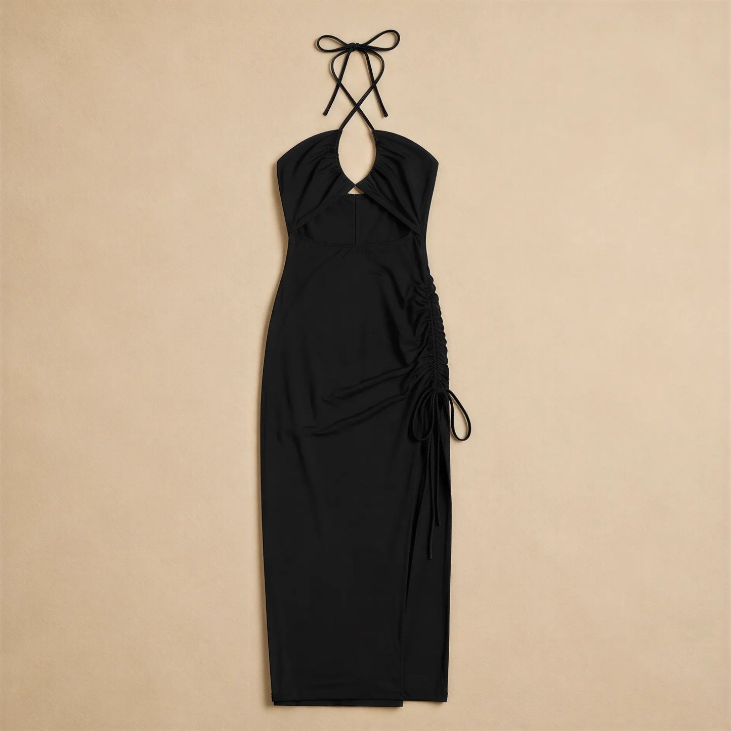 Robe Longue Fourreau Sans Manches Chiara