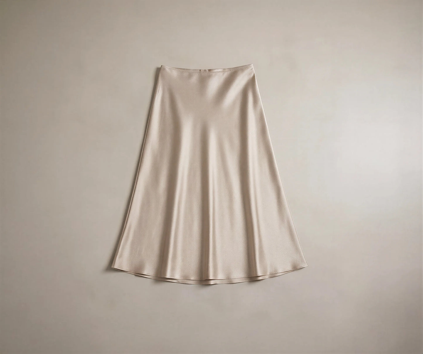 Jupe Midi en Satin Fluide Elettra