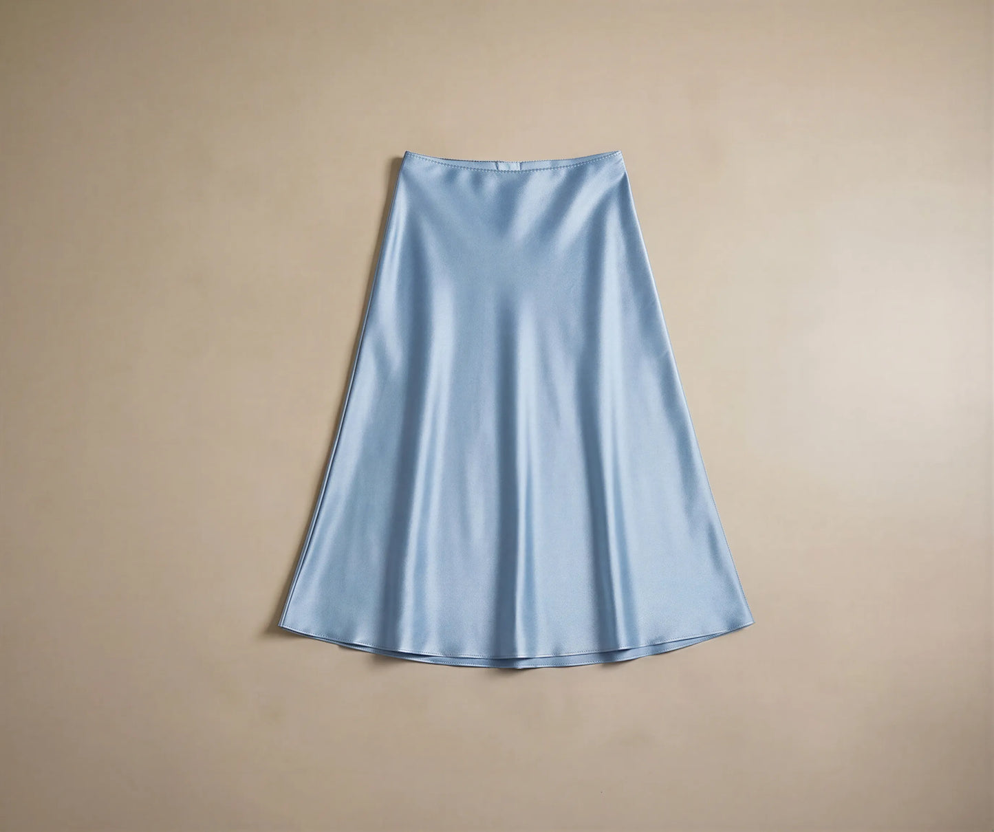 Jupe Midi en Satin Fluide Elettra