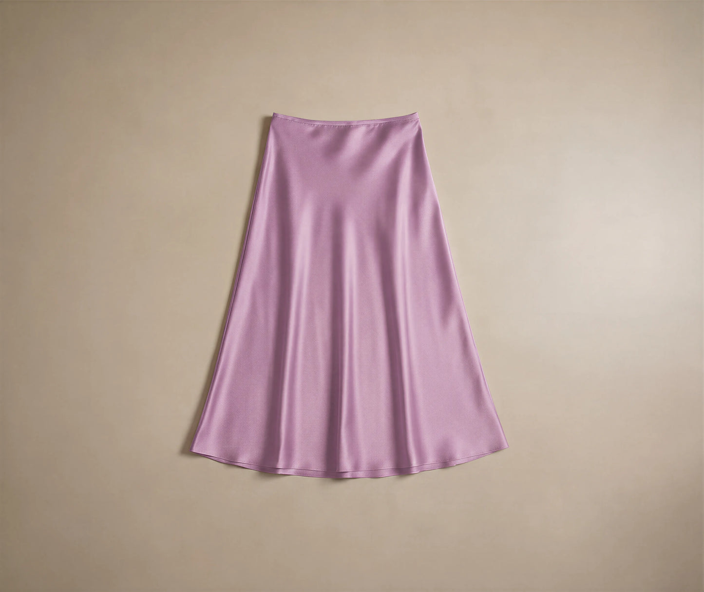 Jupe Midi en Satin Fluide Elettra