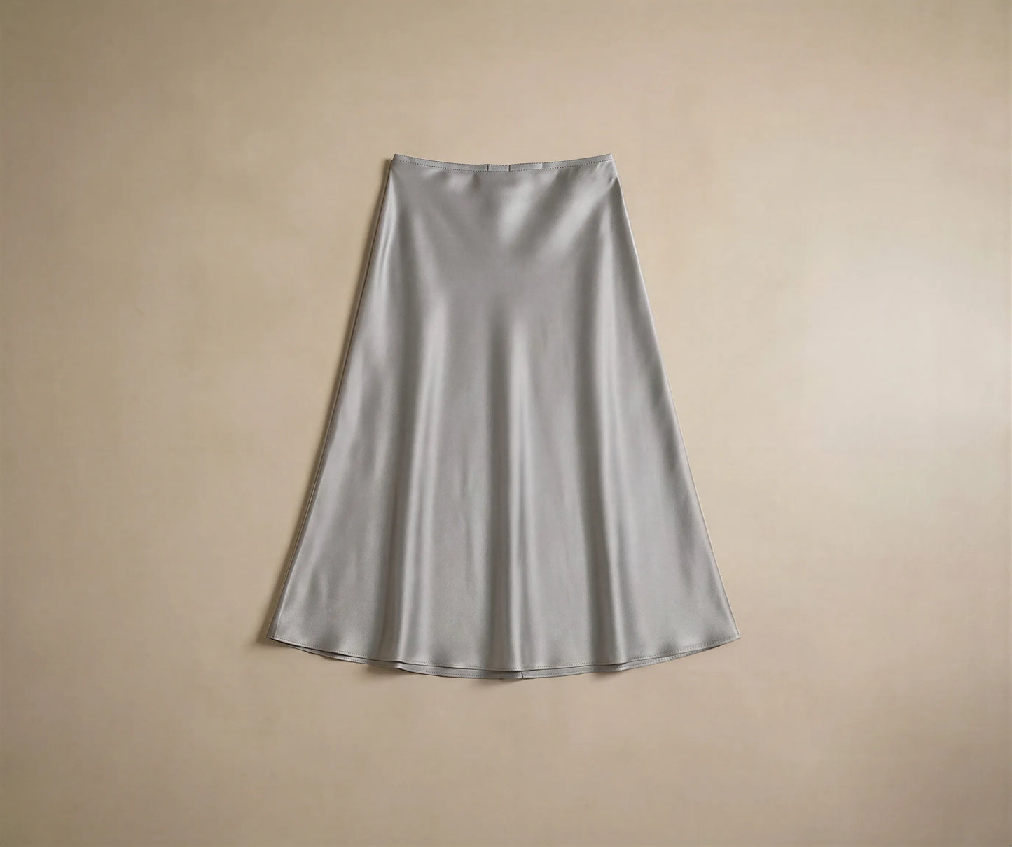 Jupe Midi en Satin Fluide Elettra