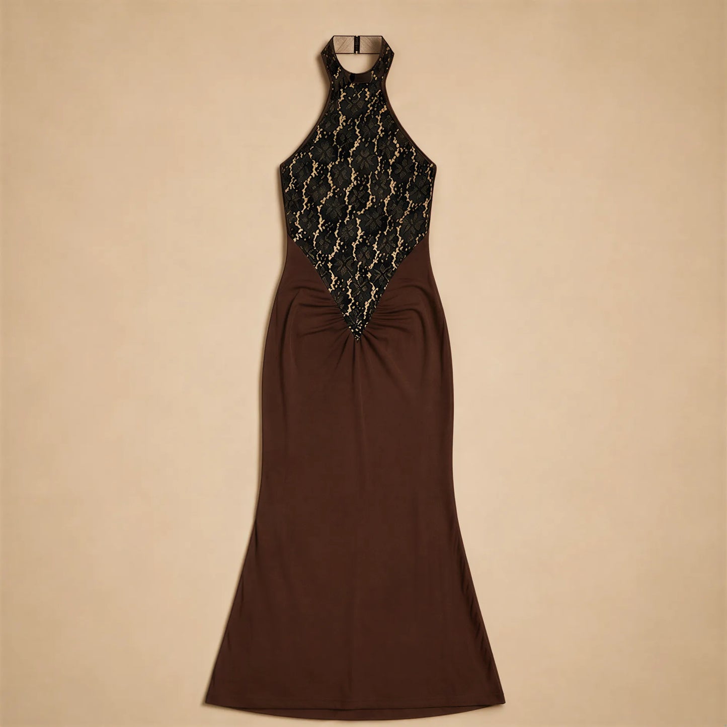 Robe Longue en Dentelle et Dos Nu Flavia