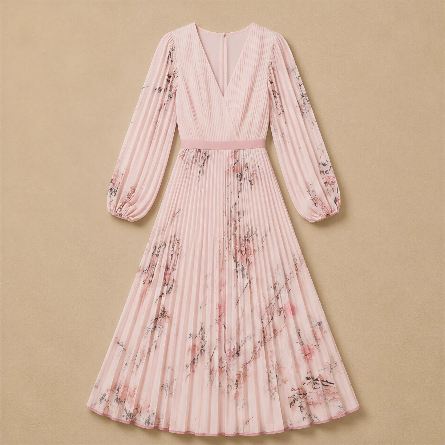 Robe Longue à Imprimé Floral Ginevra