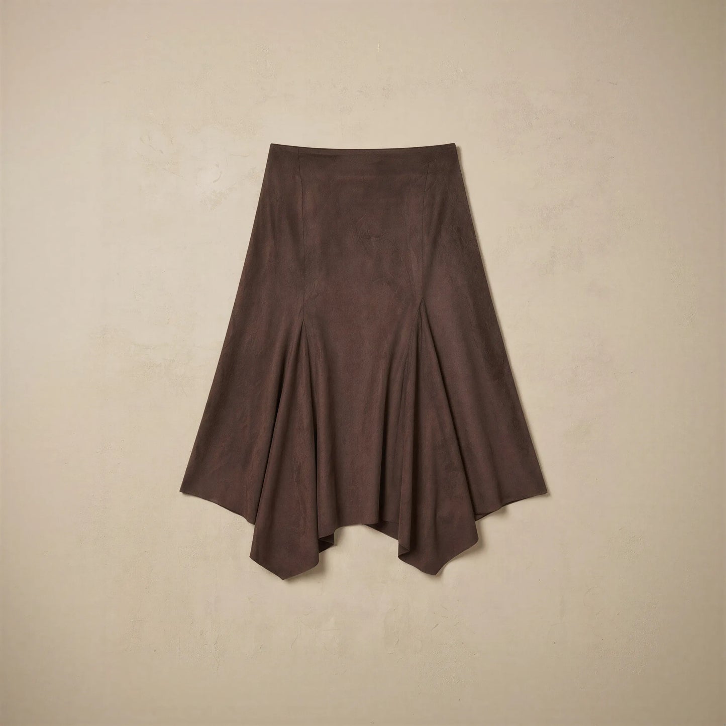 Jupe Midi effet Daim Monda