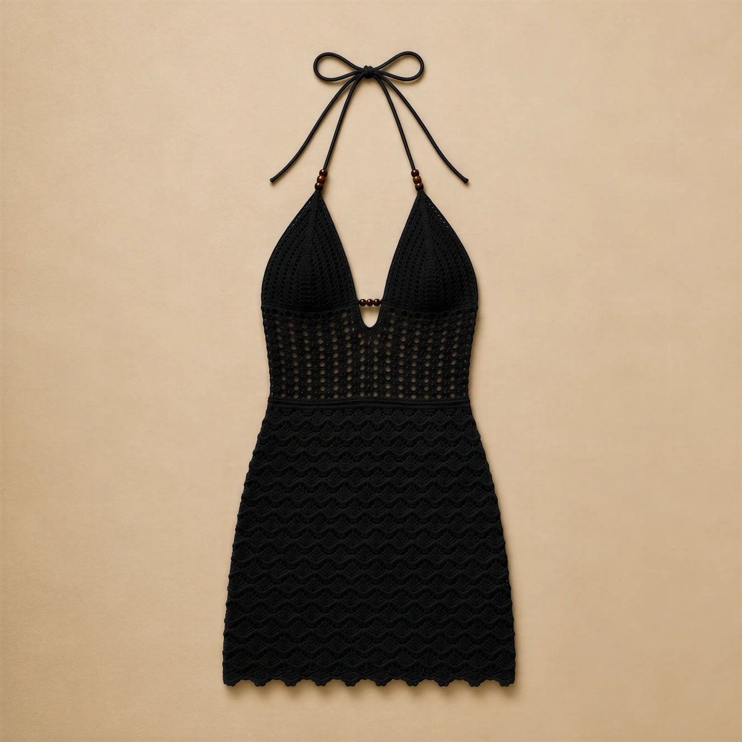 Robe Courte en Maille Ombrée Morgana