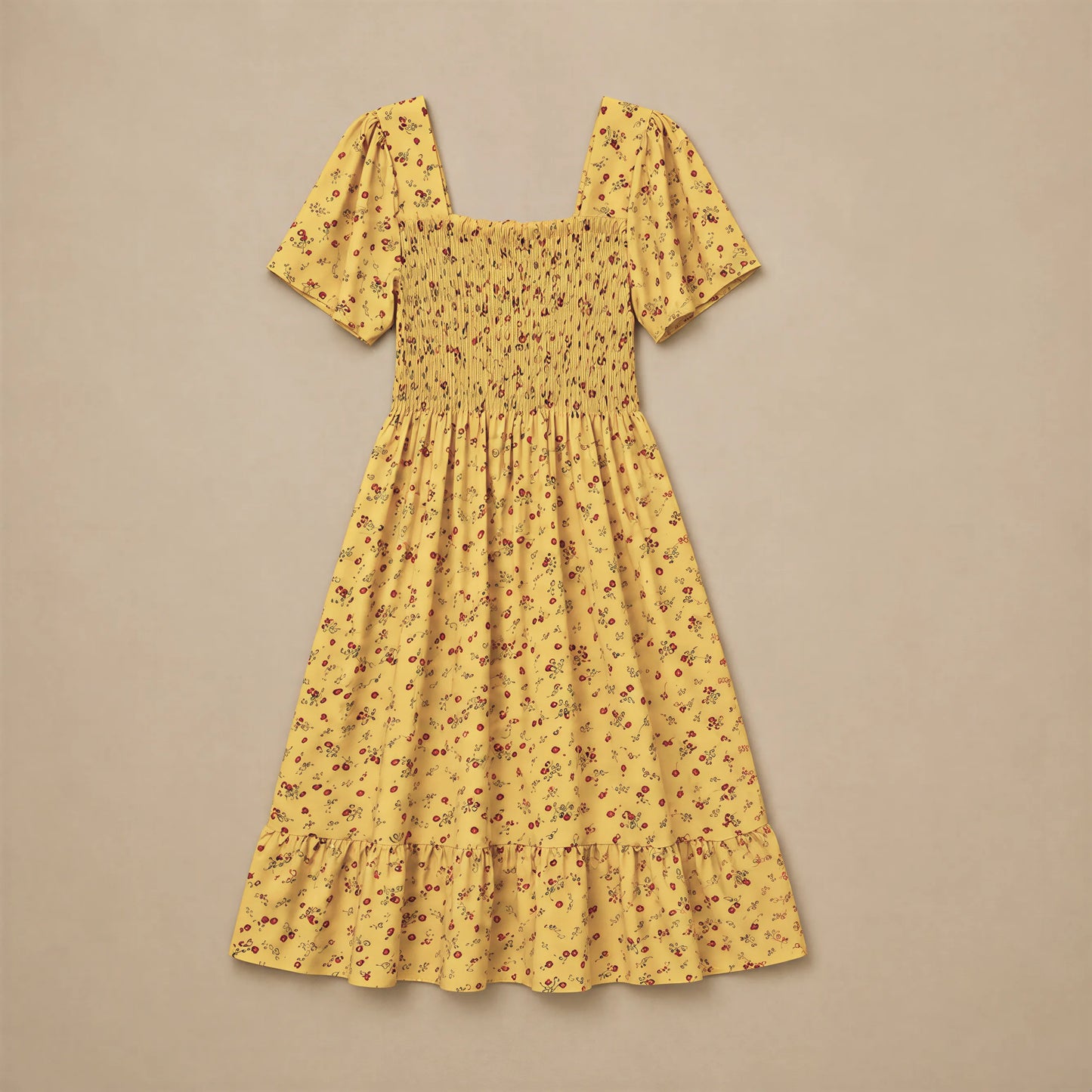 Robe Évasée à Imprimé Champêtre Morone