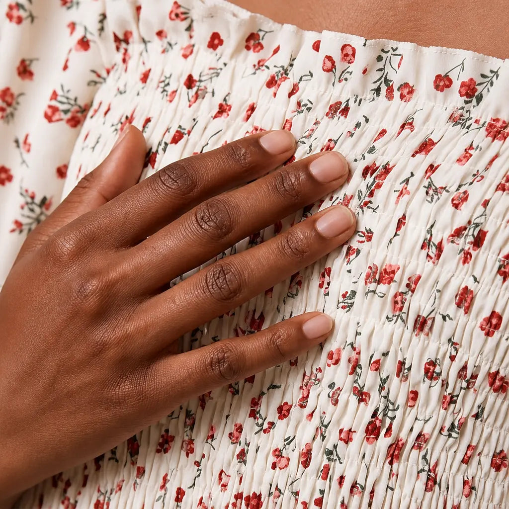 Robe Évasée à Imprimé Champêtre Morone
