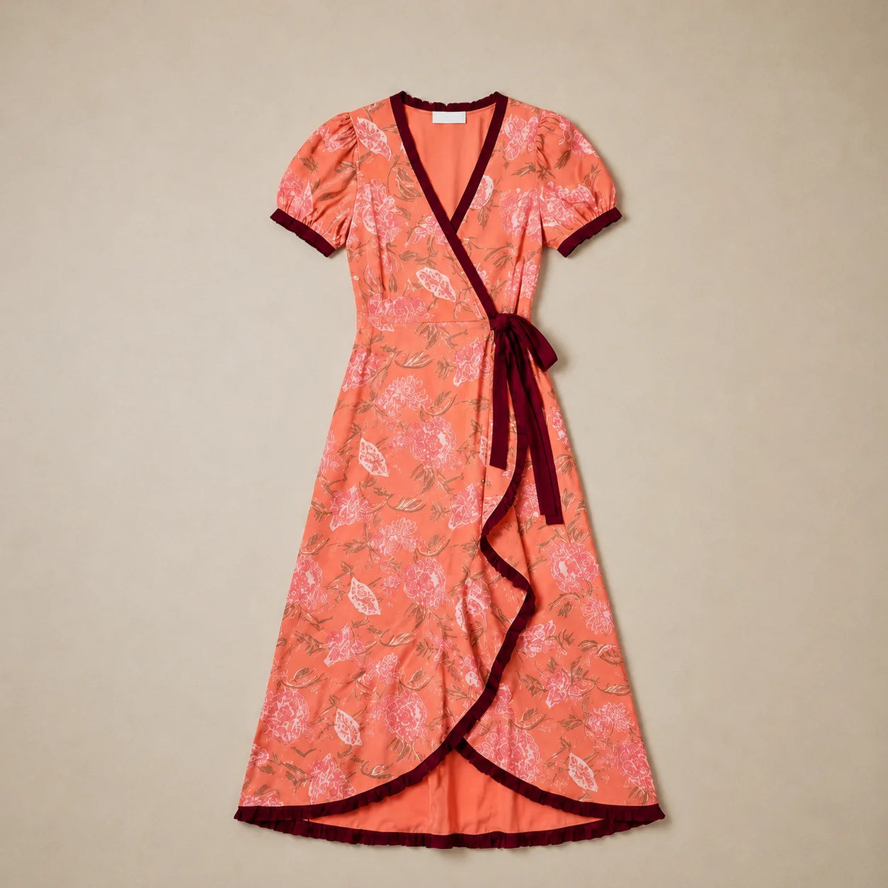 Robe Longue Bohème en Voile Imprimé Luana