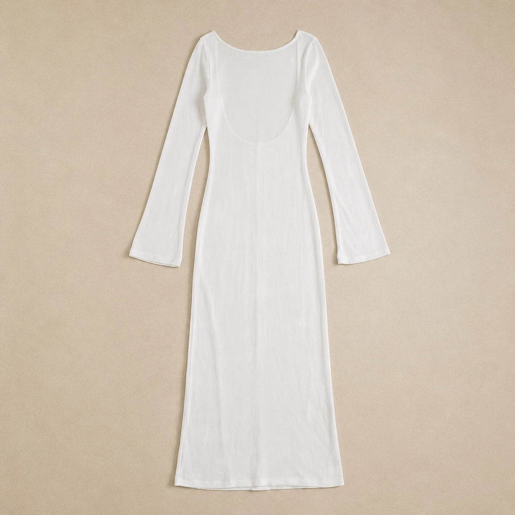 Robe Longue Transparente en Maille Fine Giorgia