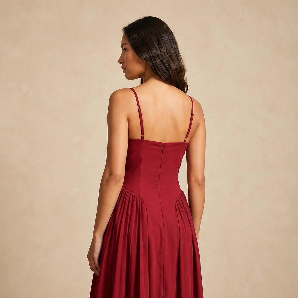 Robe Maxi Plissée Salvetti