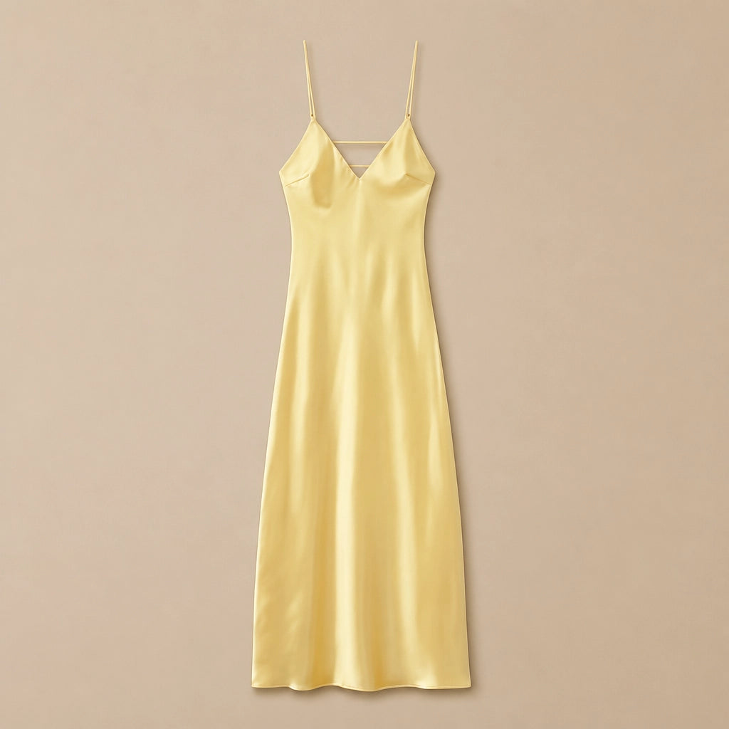 Robe Maxi en Satin Fluide Diletta