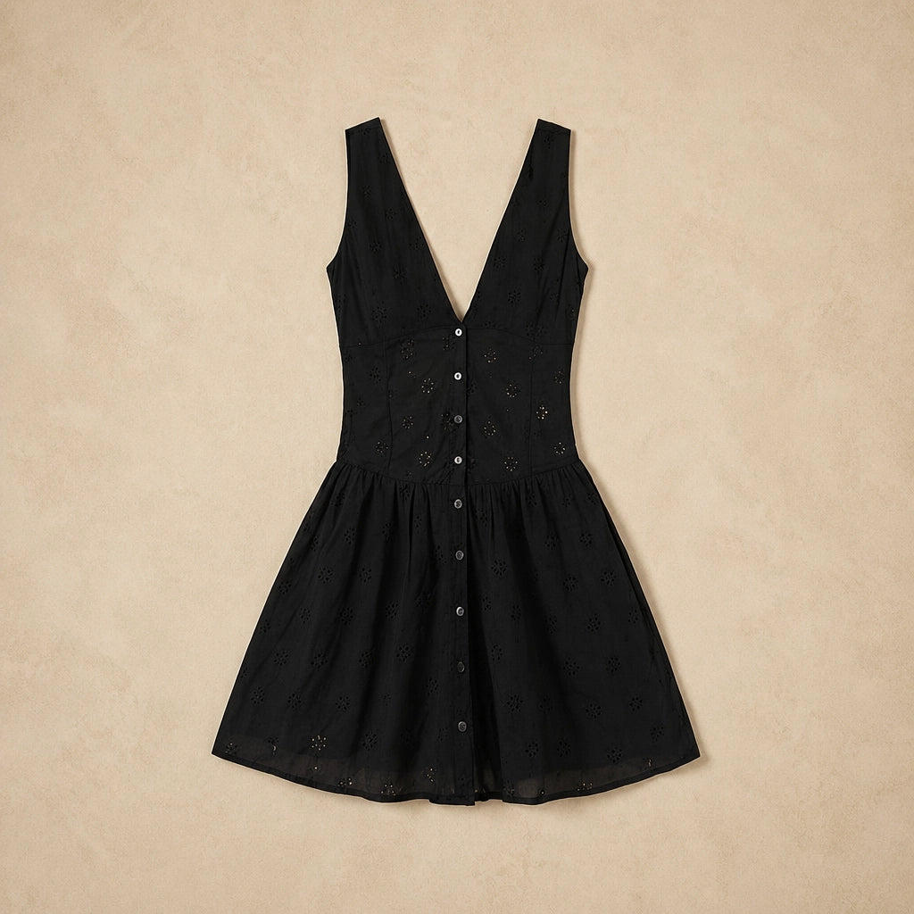 Robe Midi Évasée à Décolleté V Paganelli