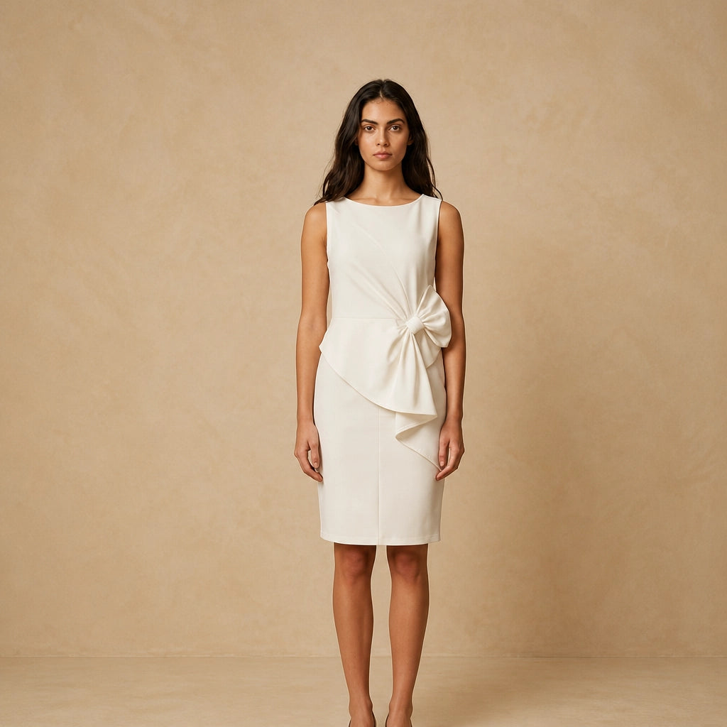 Robe Midi à Nœud Structural Santarelli