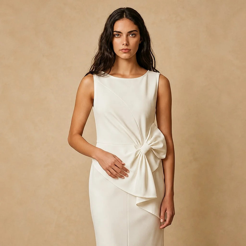 Robe Midi à Nœud Structural Santarelli