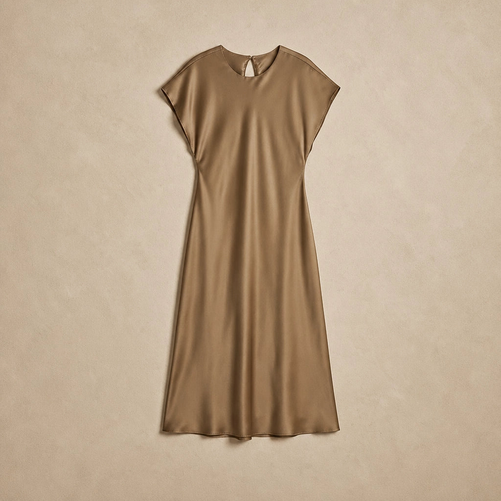 Robe Midi en Satin Muglia
