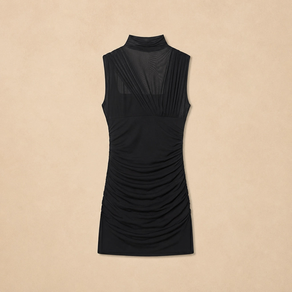 Robe Patineuse Légère en Résille Antea