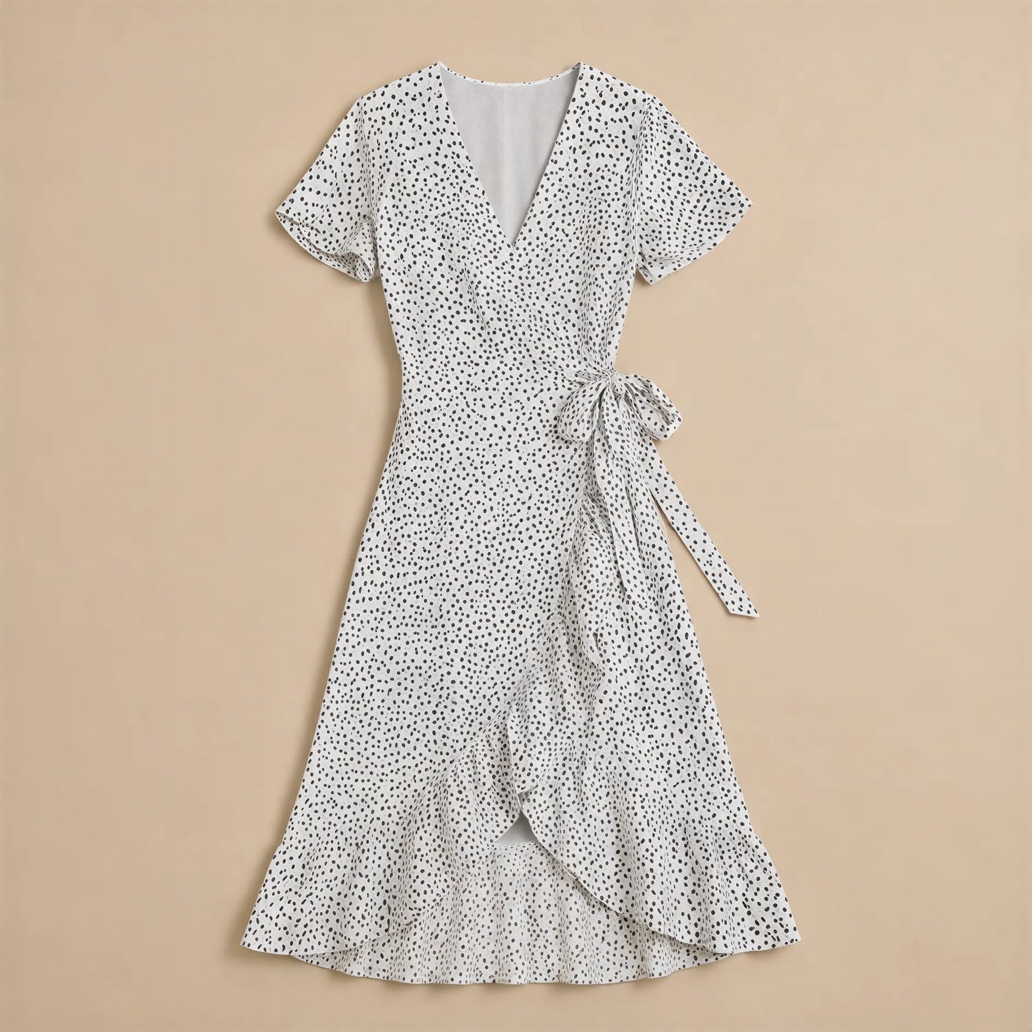 Robe Longue Fendue à Décolleté Plongeant Simona