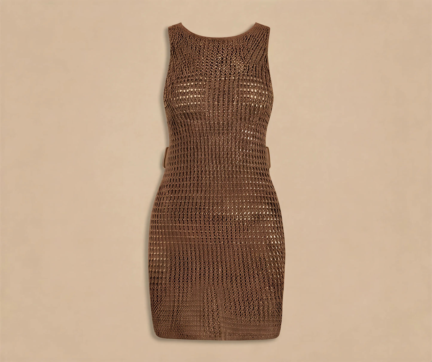 Robe d'Été Moulante à Encolure Déstructurée Sveva